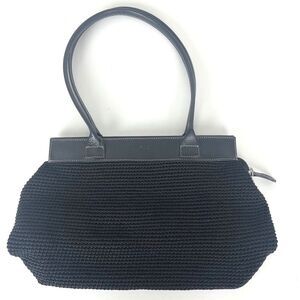 The Sak Knit Crochet Black Handbag